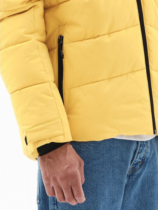 Winter Jacket Puffer Waterproof and Windproof Yellow