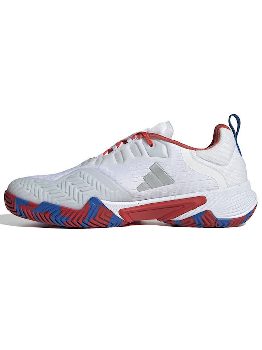 adidas Barricade Men's Tennis Shoes for Hard Courts White