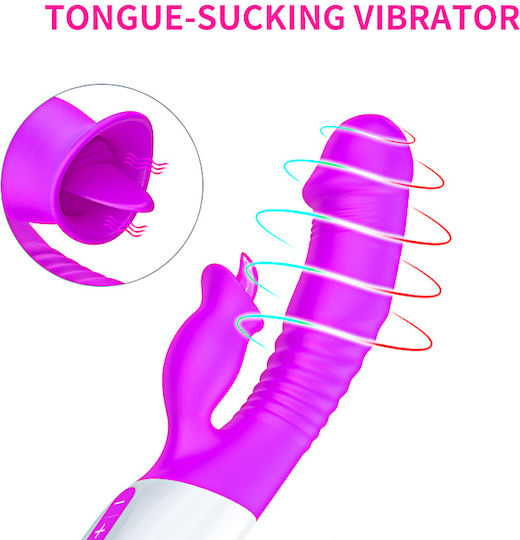 Kinksters Κλειτοριδικός Δονητής 23cm Μωβ