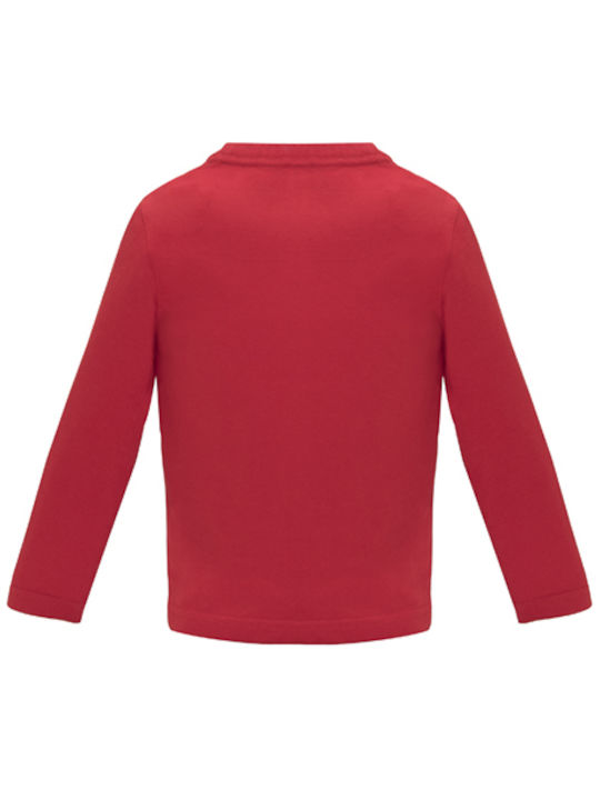 Kids Blouse Long Sleeve Red