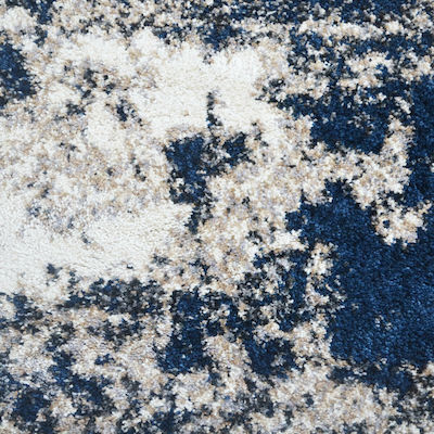 Saray Home Moroccan Thom Abstract Rug Rectangular Shaggy Blue