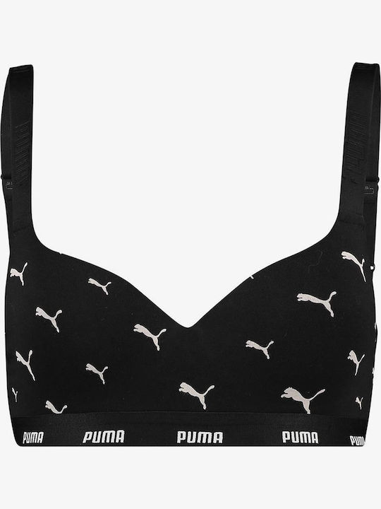 Cat Logo Femei Sutien sport Negru