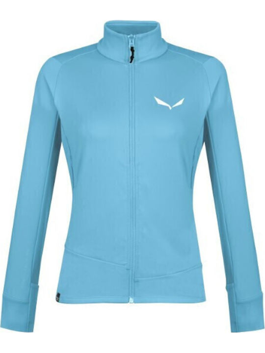 Puez Polarlite Air Fleece Women's Cardigan with Zipper in Blue Color