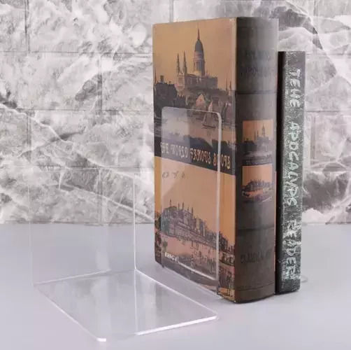 Plastic Bookend in Transparent Color