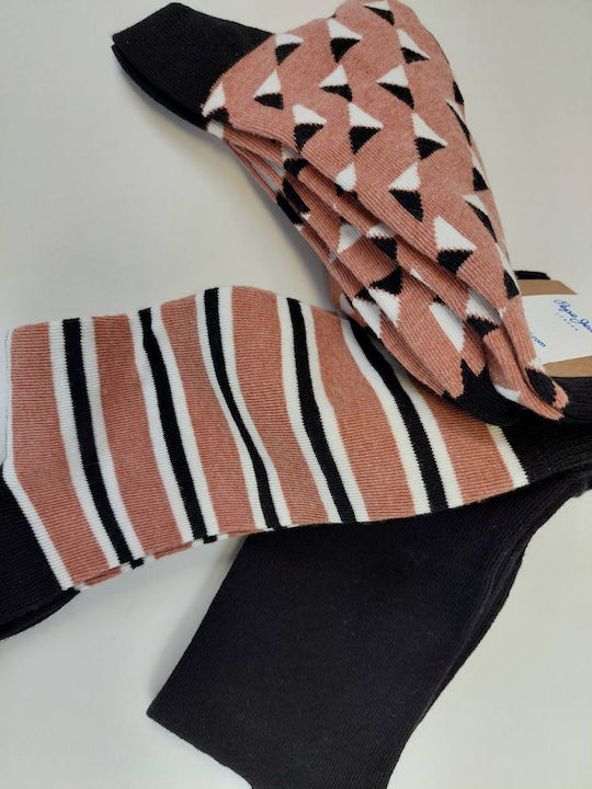 Pepe Jeans Herren Gemusterte Socken Schwarz 3Pack