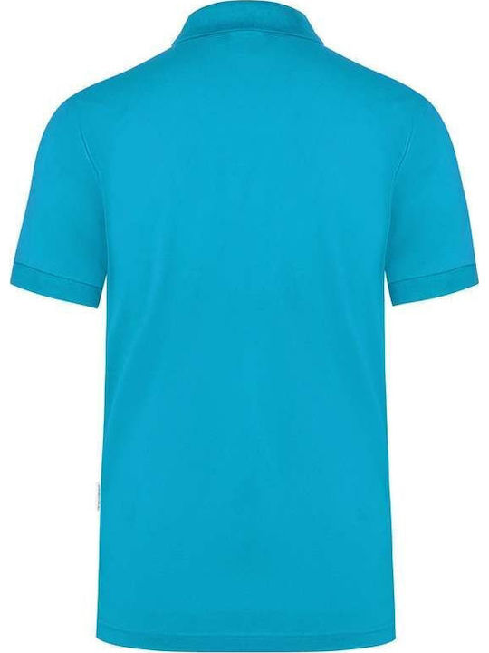 Karlowsky Ανδρικό Διαφημιστικό T-shirt Κοντομάνικο σε Γαλάζιο Χρώμα