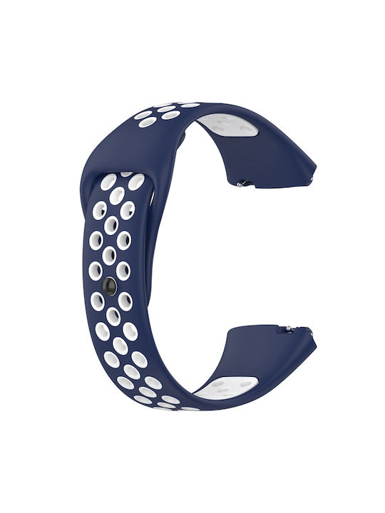 Lite Watch 3 Active Two Color Λουράκι Σιλικόνης Μπλε (Redmi Watch 3 Active)