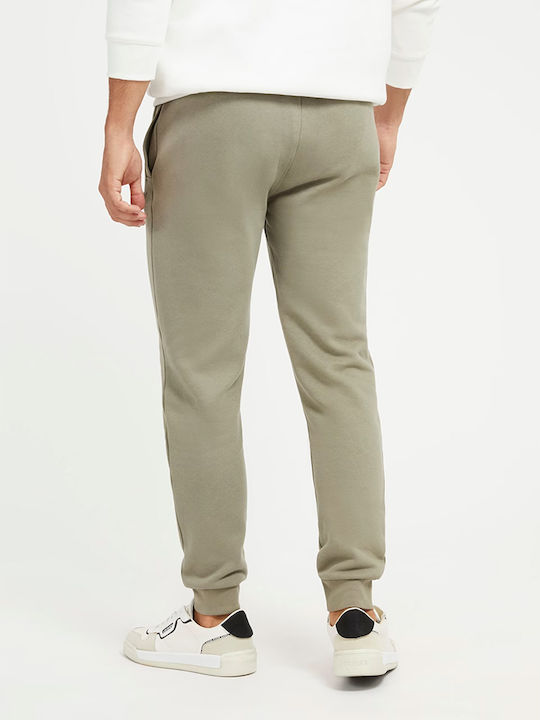 Guess Men's Sweatpants with Rubber Khaki