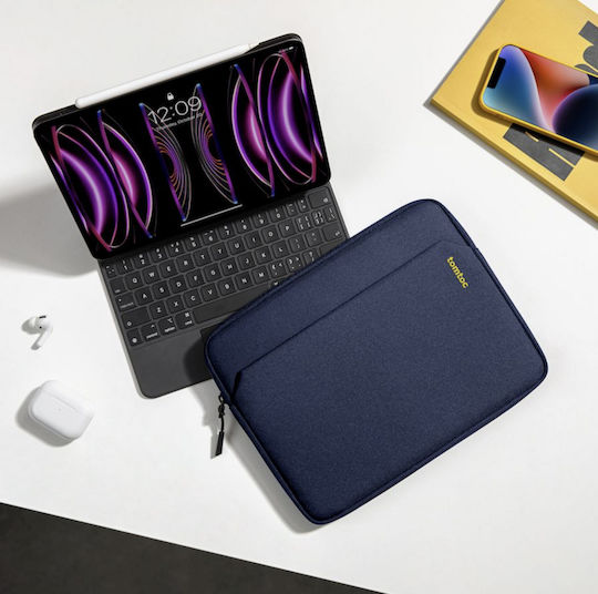 tomtoc B18 Ärmel Blau (Universal 12.9" - Universell 12,9 Zoll) B18B1B2