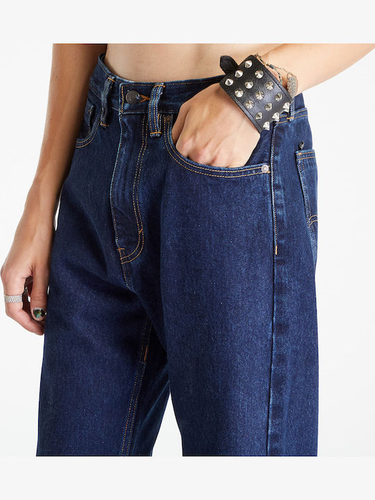 Skateboarding Herren Jeanshose mit Lose Baggy Anwendung Blau