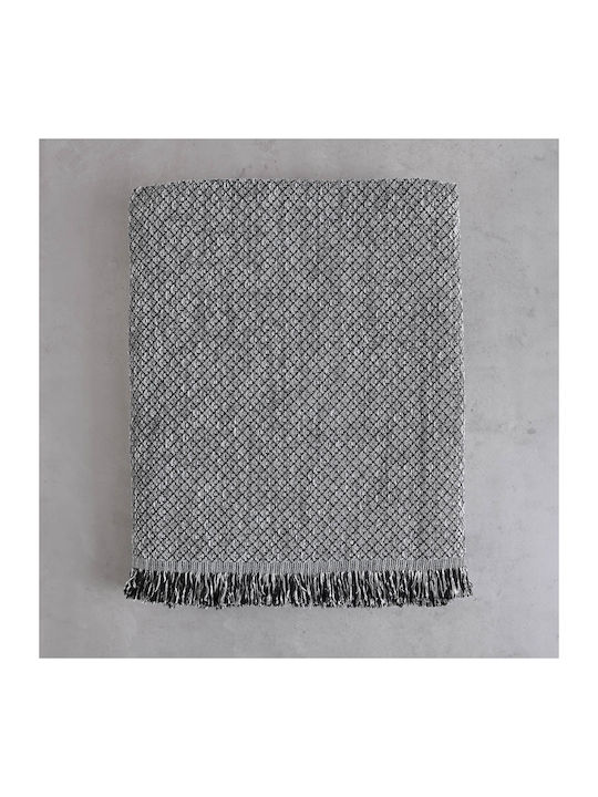 Rythmos Tempe Four-Seater Sofa Throw Chenille 180x330cm Brown