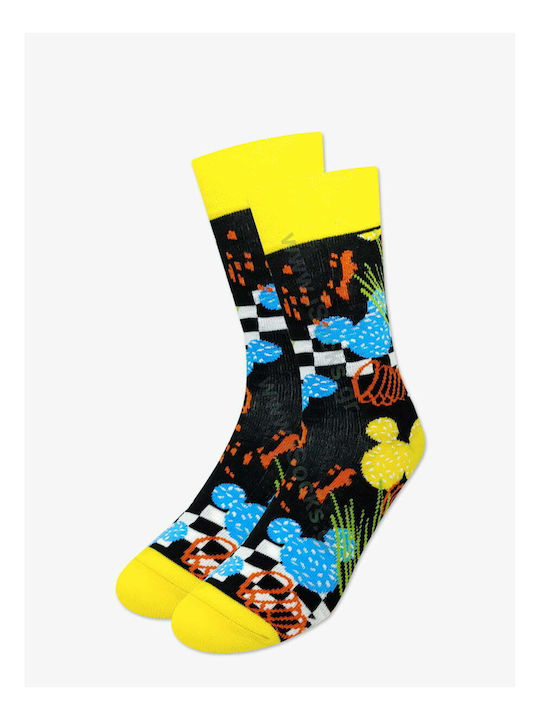Disney Mickey Mouse Patterned Socks Black Disney Mickey Mouse Patterned Socks Black