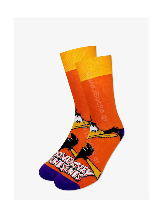 Looney Tunes Socks with Design Orange