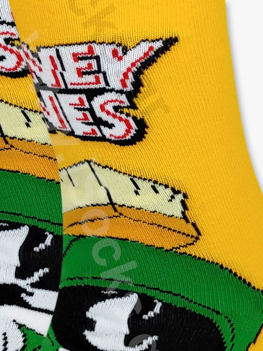 Looney Tunes Șosete cu Model Portocalii 1Pachet