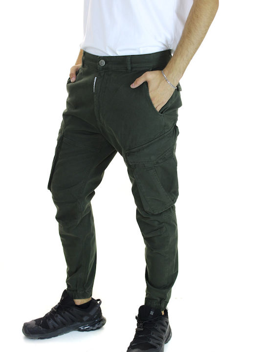 Royal Denim Herrenhose Cargo Grün