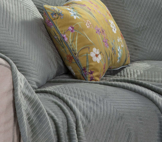 Nef-Nef Homeware Ριχτάρι Διθέσιου Καναπέ Dakari 180x250εκ. Green