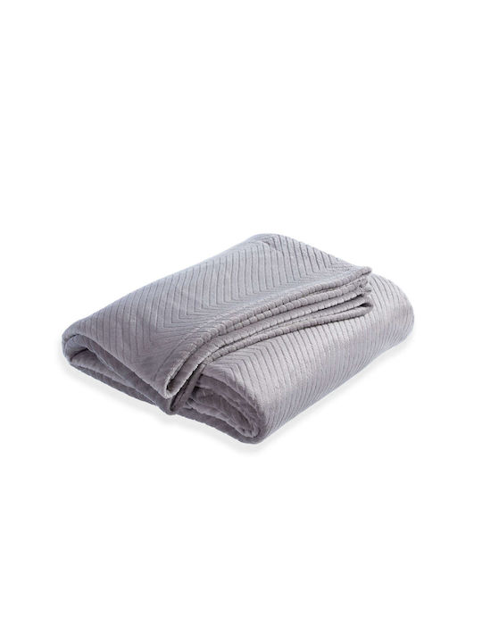 Nef-Nef Homeware Dakari Three-Seater Sofa Throw Jacquard 180x300cm Grey