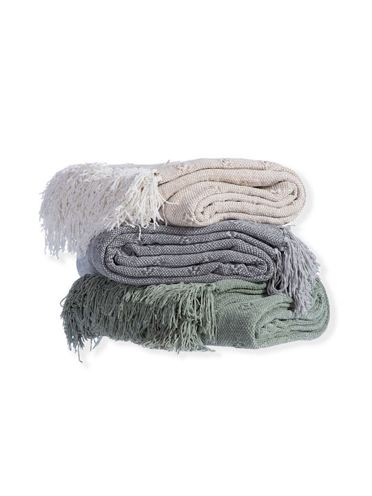 Nef-Nef Homeware Devine Рихтари Фотьойл Жакард 180x180см Сив