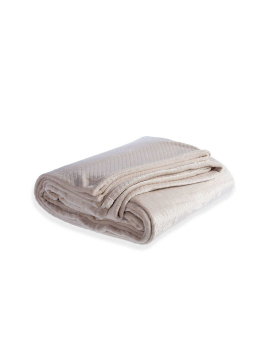 Nef-Nef Homeware Dakari Three-Seater Sofa Throw Jacquard 180x300cm Ecru