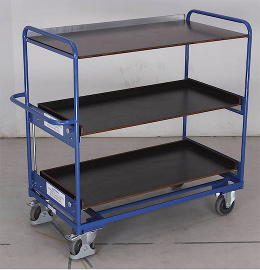 Variofit Transport-Wagen for Load Weight up to 250kg in Blau Color
