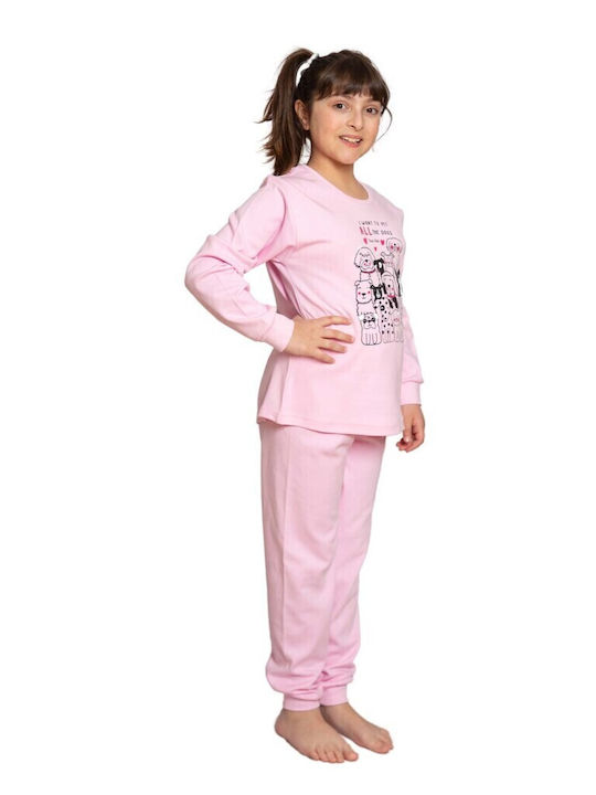 Comfort Kinder-Pyjama Rosa