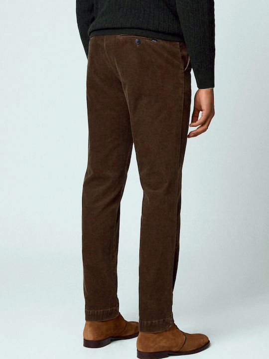 Hackett Men's Trousers Chino Brown