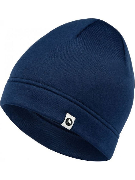 Beanie Unisex Fleece Beanie Knitted in Navy Blue color