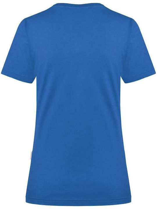 Karlowsky Damen Werbebekleidung T-Shirt Kurzärmelig in Blau Farbe Karlowsky Damen Werbebekleidung T-Shirt Kurzärmelig in Blau Farbe