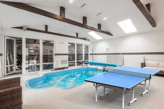 Stag Hobby Πτυσσόμενo Τραπέζι Ping Pong Εσωτερικού Χώρου Μπλε