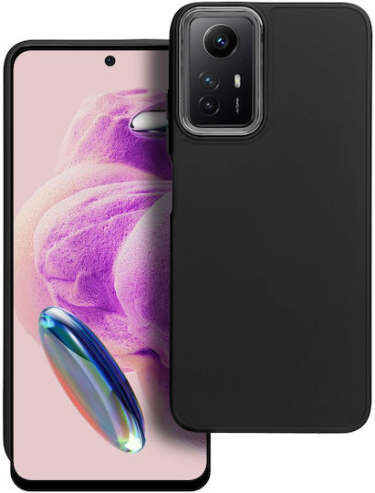 FRAME Back Cover Σιλικόνης / Πλαστικό Μαύρο (Redmi Note 12S)