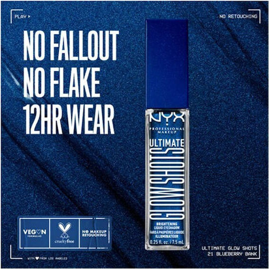 Ultimate Glow Shots Eye Shadow in Liquid Form 21 Blueberry Bank 7.5ml