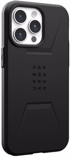 UAG Civilian Back Cover Πλαστικό Μαύρο (iPhone 15 Pro Max)