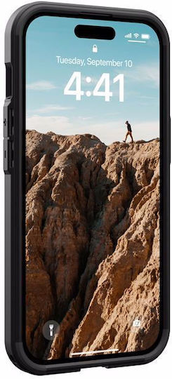 UAG Civilian Back Cover Σιλικόνης Μαύρο (iPhone 15)