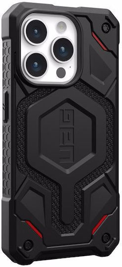 UAG Monarch Pro Back Cover Aramid Fiber 2mm Μαύρο (iPhone 15 Pro)