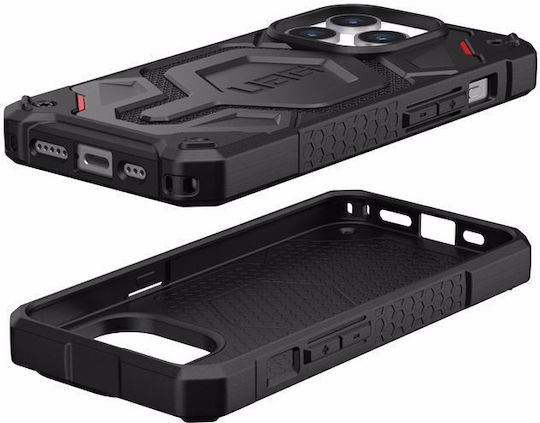 UAG Monarch Pro Back Cover Aramid Fiber 2mm Μαύρο (iPhone 15 Pro)