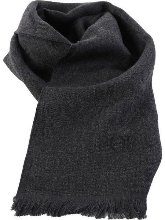 Men's Wool Scarf Gray