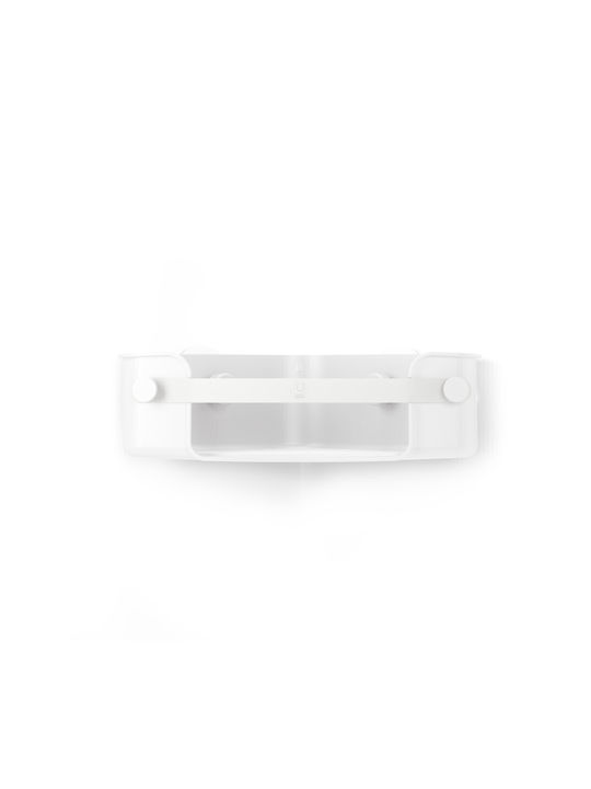 Umbra Corner Wall Mounted Bathroom Shelf Plastic 30x19x8.6cm White