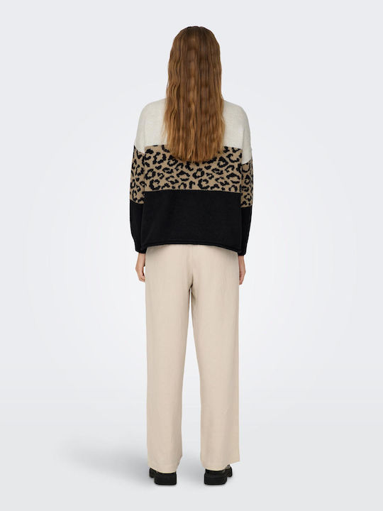 Jade Women's Blouse Long Sleeve Animal Print Multicolour