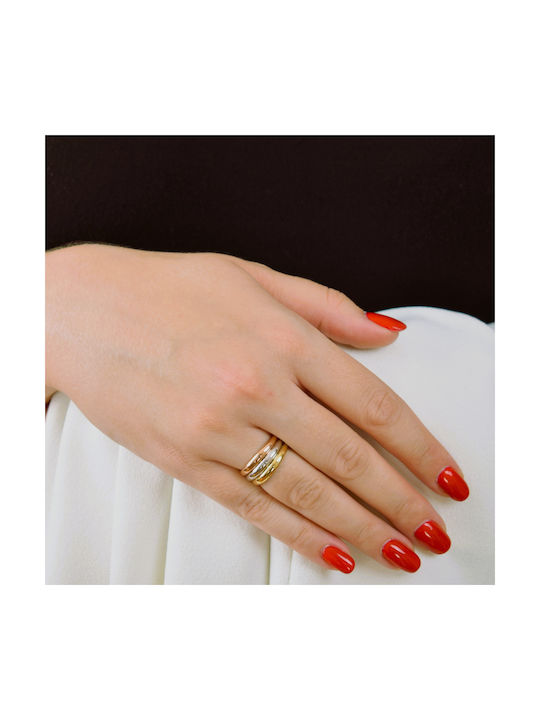 Xrisokosmima Damen Ring aus Gold 14K