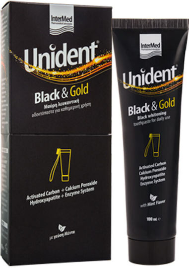InterMed Unident Gold Οδοντόκρεμα για Λεύκανση 100ml