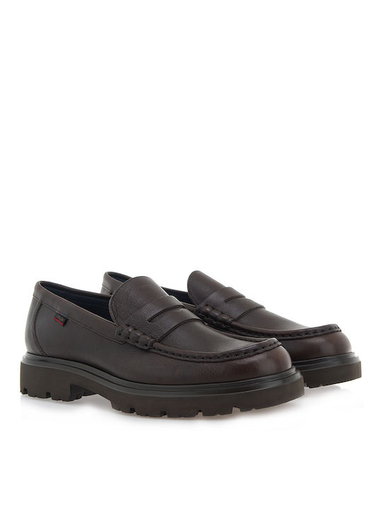 Callaghan Men's Leather Loafers Brown