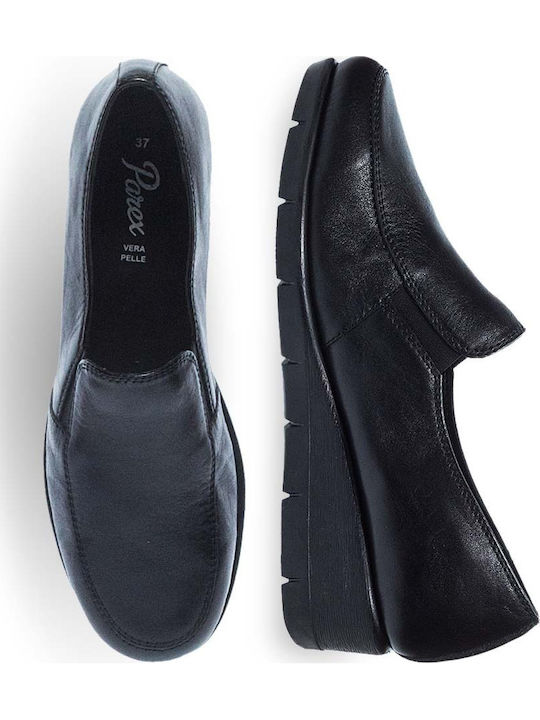 Дамски Slip-On Кожени Черни
