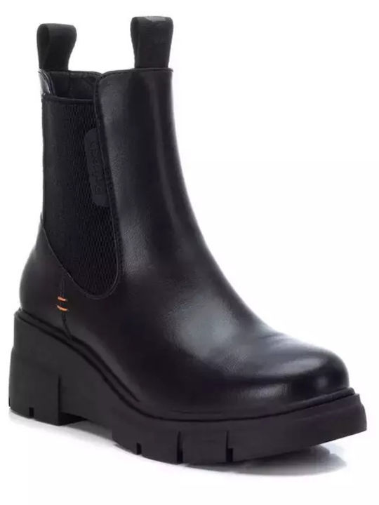 Refresh Damen Knöchelstiefel Schwarz