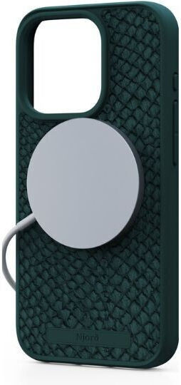 Njord Back Cover Δερμάτινο 2mm Ροζ (iPhone 15 Pro)