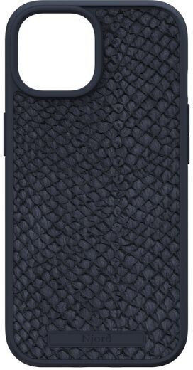Njord Back Cover Leather 2mm Pink (iPhone 15 Pro)