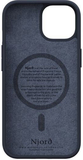 Njord Back Cover Δερμάτινο 2mm Ροζ (iPhone 15 Plus)