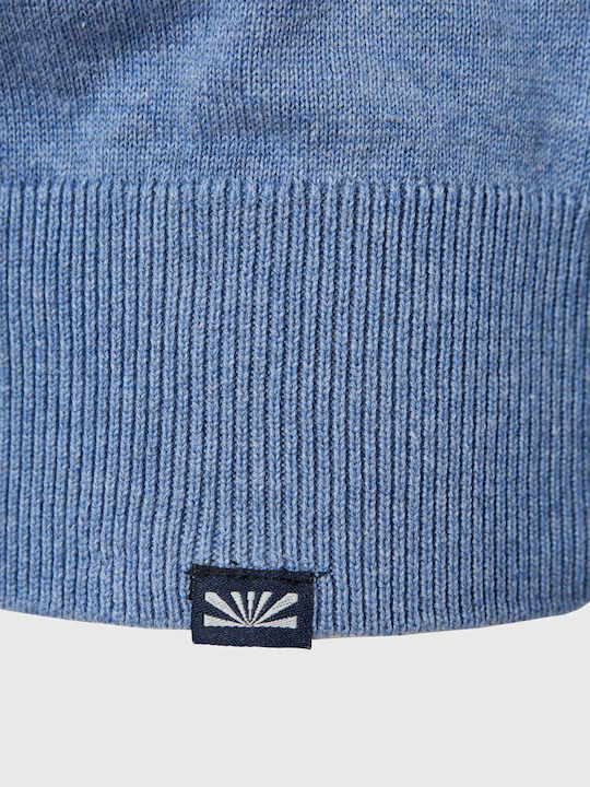 Long Sleeve Sweater Stone Blue Melange