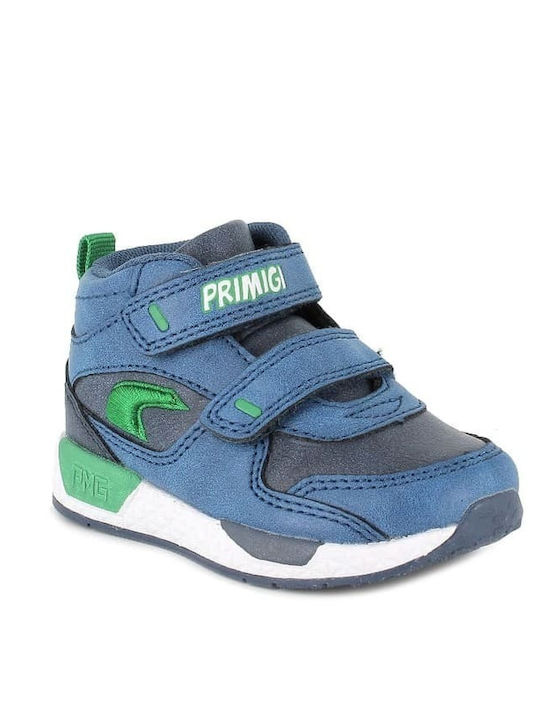 Primigi Kids Boots with Hoop & Loop Closure Blue