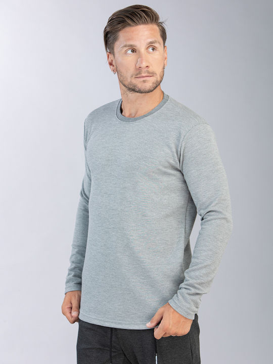 Long Sleeve Blouse Gray