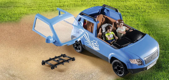 Playmobil Familienspaß Familienurlaub mit Wohnwagen-Anhänger für 4-10 Jahre
